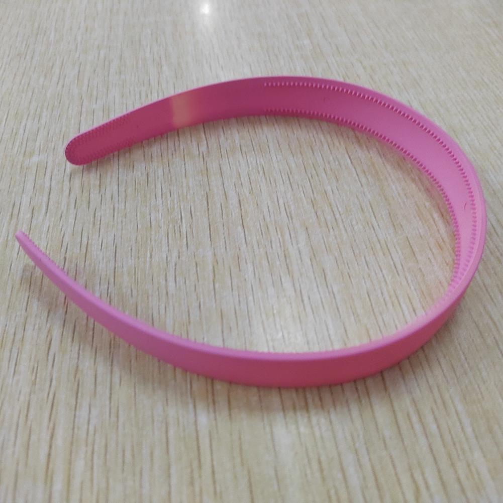 1PC Plastic Fashion Frosted Wide Headband Hair Band Headwear Bezel Hair Accessories For Woman Satin Covered Resin Hairbands
