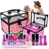 Cosmetica koffer, nagelmake-upset voor kinderen en meisjes, groot