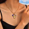 Sommer Strand Boho Halskette für Damen, Seestern Muschel DIY Anhänger Halskette, Blasenverschluss Edelstahl Schmuck Geschenk