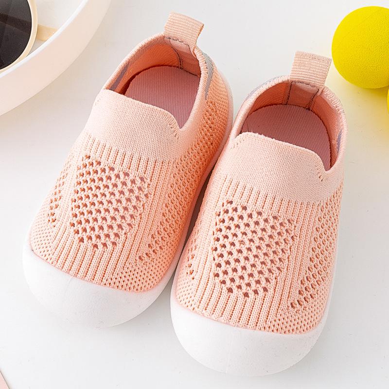 Infant Non-Slip Soft Sole Breathable Sock Shoes, Slip-On First Walkers for Boys and Girls