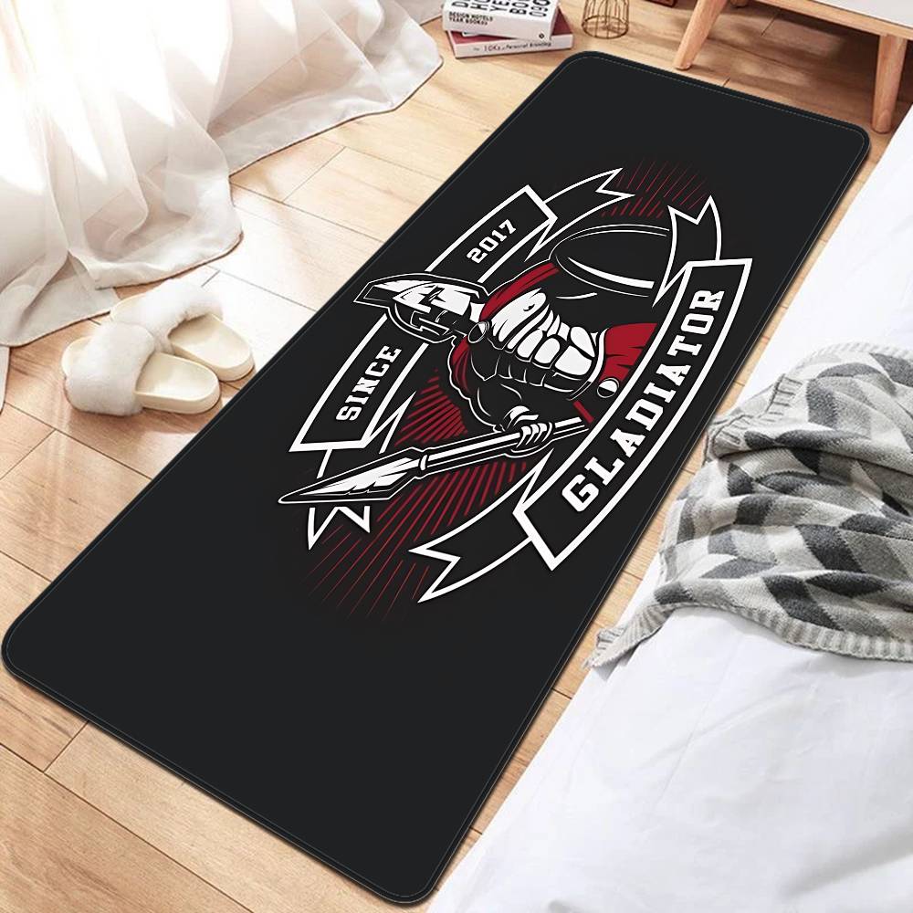Printing S-Spartan G-Gladiator Logo Floor Carpet Nordic Style Home Doormat Bathroom-Toilet Mats Bedroom Hotel Decor Mat