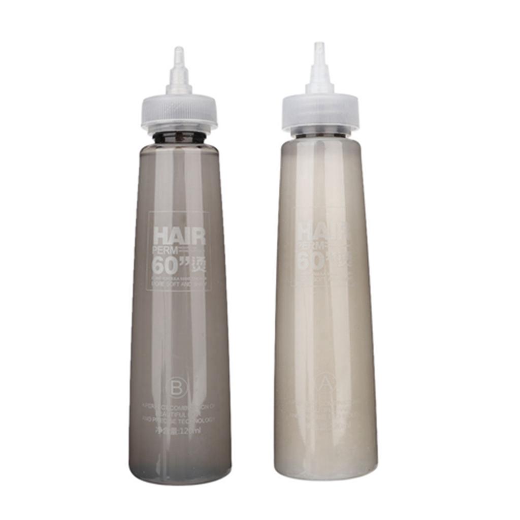 2pcs 120ml Professional Long Lasting Perm Water Hair Perm Liquid for Hair Salon