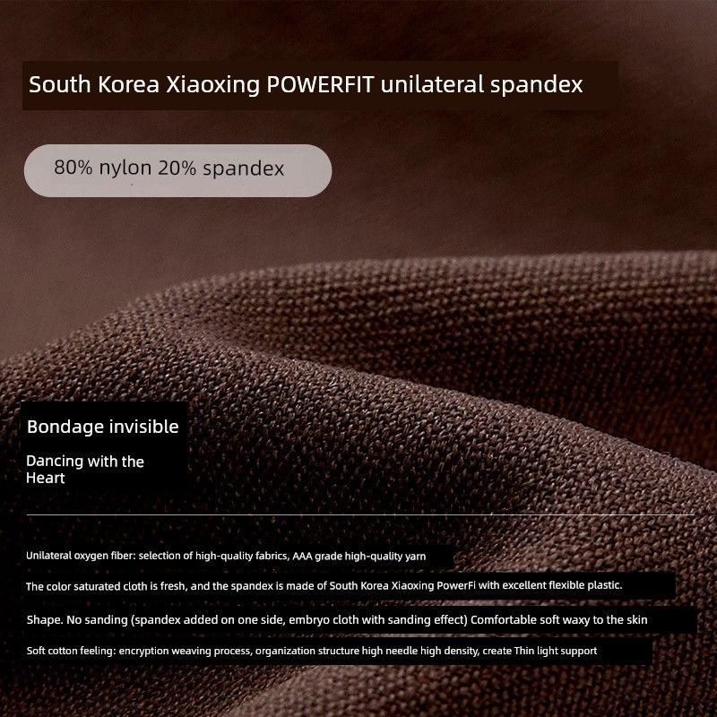 Export Fake Two-Piece Halterneck Long-Sleeved Fixed Cup Short Sports Tops Contrast Color Binding Easiest for Match Fitness Yoga Wear Women