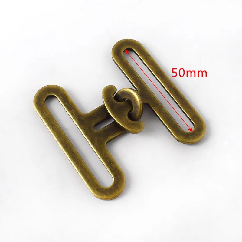 3/5ks 20/40/50mm Kovové přezky na opasek Nastavovací háčky na popruh Oblečení Taška Popruh Spojovací spona DIY Kožené kovové doplňky