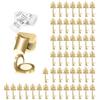 Set de 50 Abrebotellas Vintage con Forma de Llave Etiquetas Cintas Caja de Dulces Regalo Abrebotellas Vintage con Forma de Llave Cajas Almohada Suministro para Fiesta