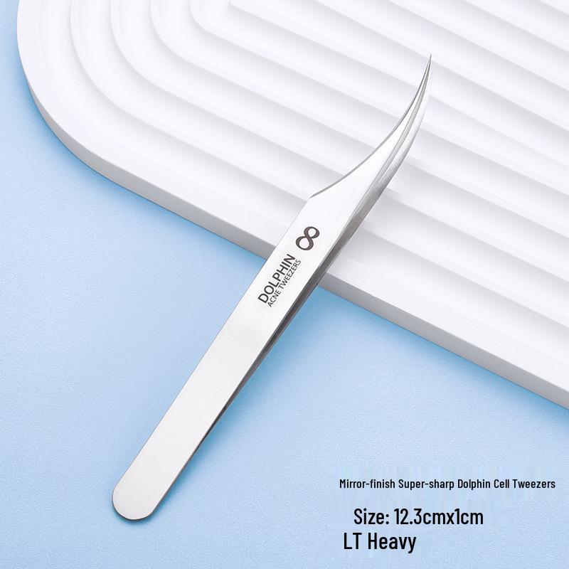 

Пінцет Dolphin для видалення чорних цяток та комедонів - Інструмент для салону краси