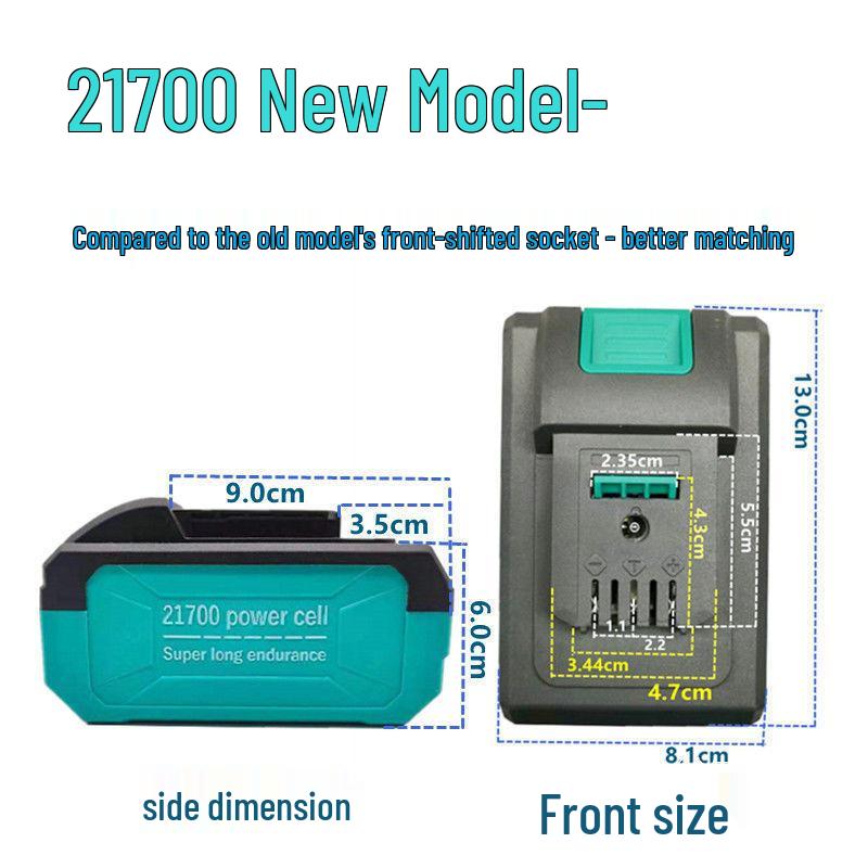 Universal Art Model 998VF High Capacity 21V/20V Rechargeable Battery 21700 Cells