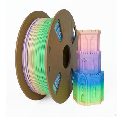 Filamento PLA per Stampante 3D Bobina da 1 kg Facile da Usare Accessori Alte Prestazioni Multicolore Premium