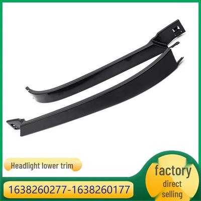 Bande Décorative Inférieure de Phare Mercedes-Benz ML (Numéros de pièces: 1638260277, 1638260177).