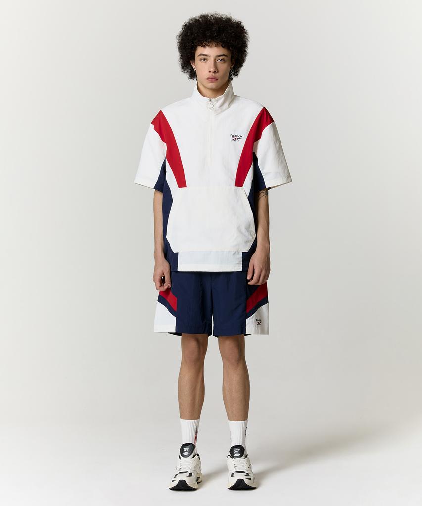 Reebok Dna Short Sleeve Anorak - White