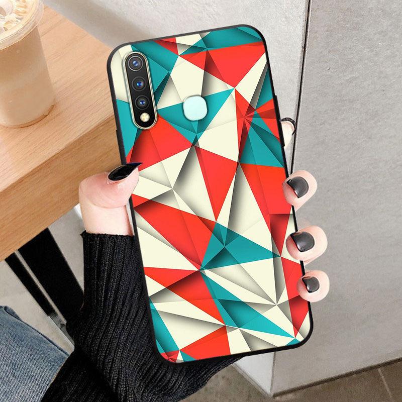 For Vivo Y19 1915 Case Y5S Luxury Fashion Shockproof Soft Silicone Back Cover For Vivo Y 19 VIVOY5S Phone Case Funda VIVOY19