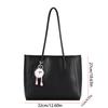 Korean Style Pu Tote Bag Handbag Shoulder Bag Simple Underarm Bag  Travel