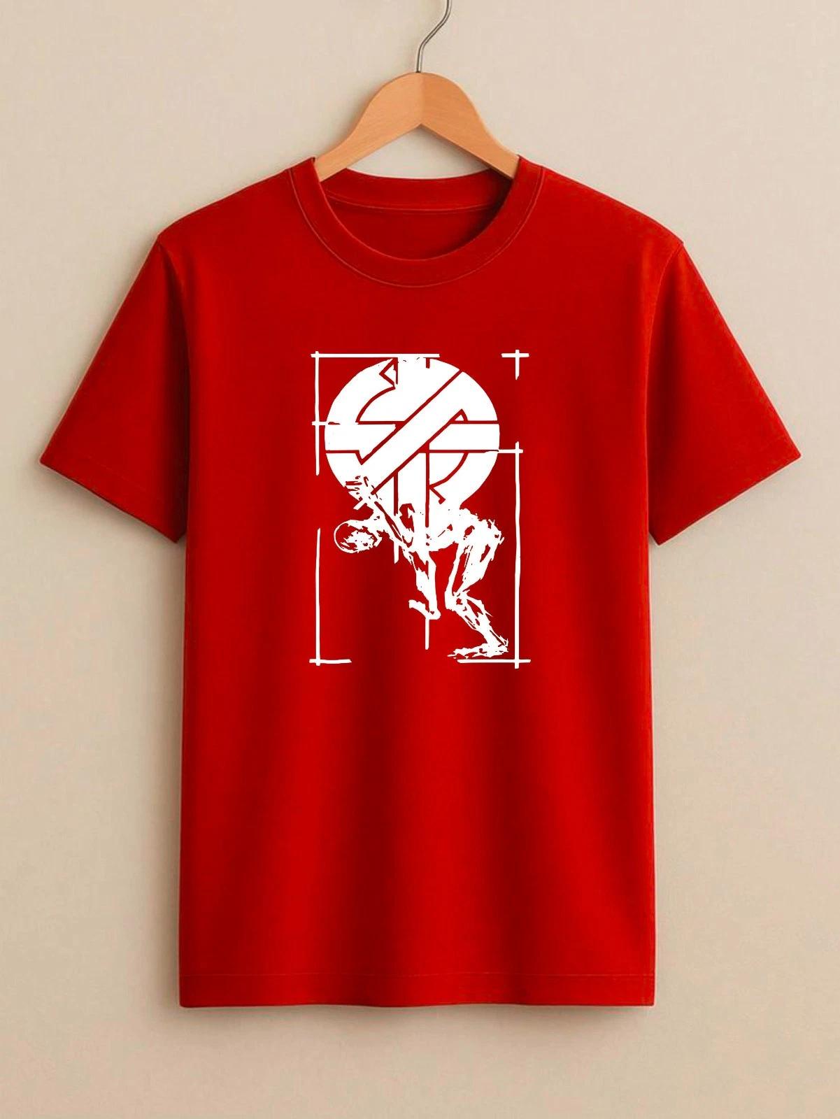 Anarcho Punk Rock Anarchy Symbol Vintage Style Graffiti British Punk T-Shirt 3XL