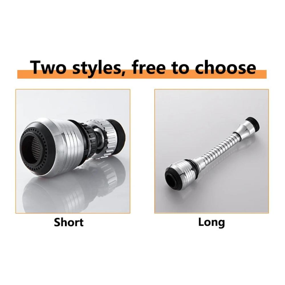 360° Rotating Kitchen Faucet Pressurized Anti-Splash Extended Filter Foam Universal Faucet Head Sprayer for Kitchen