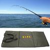 Foldable Carp Fishing Unhooking Mat with Baiting Needle Fish Protective Pad Landing Pad Outdoor Fishing Accessories