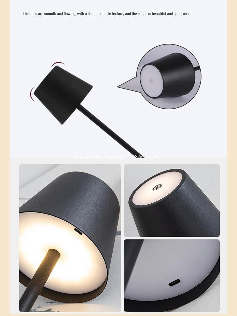 A6T Creative Wireless Ultra-Minimalist Floor Lamp: Luxury Bedside and Living Room Light with Charging Feature.