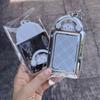 Ins Kpop Photocard Holder Keychain Korean Idol Photo Cards Sleeve Small Card Display Case Protector ID Cards Cover for Kpop Fans