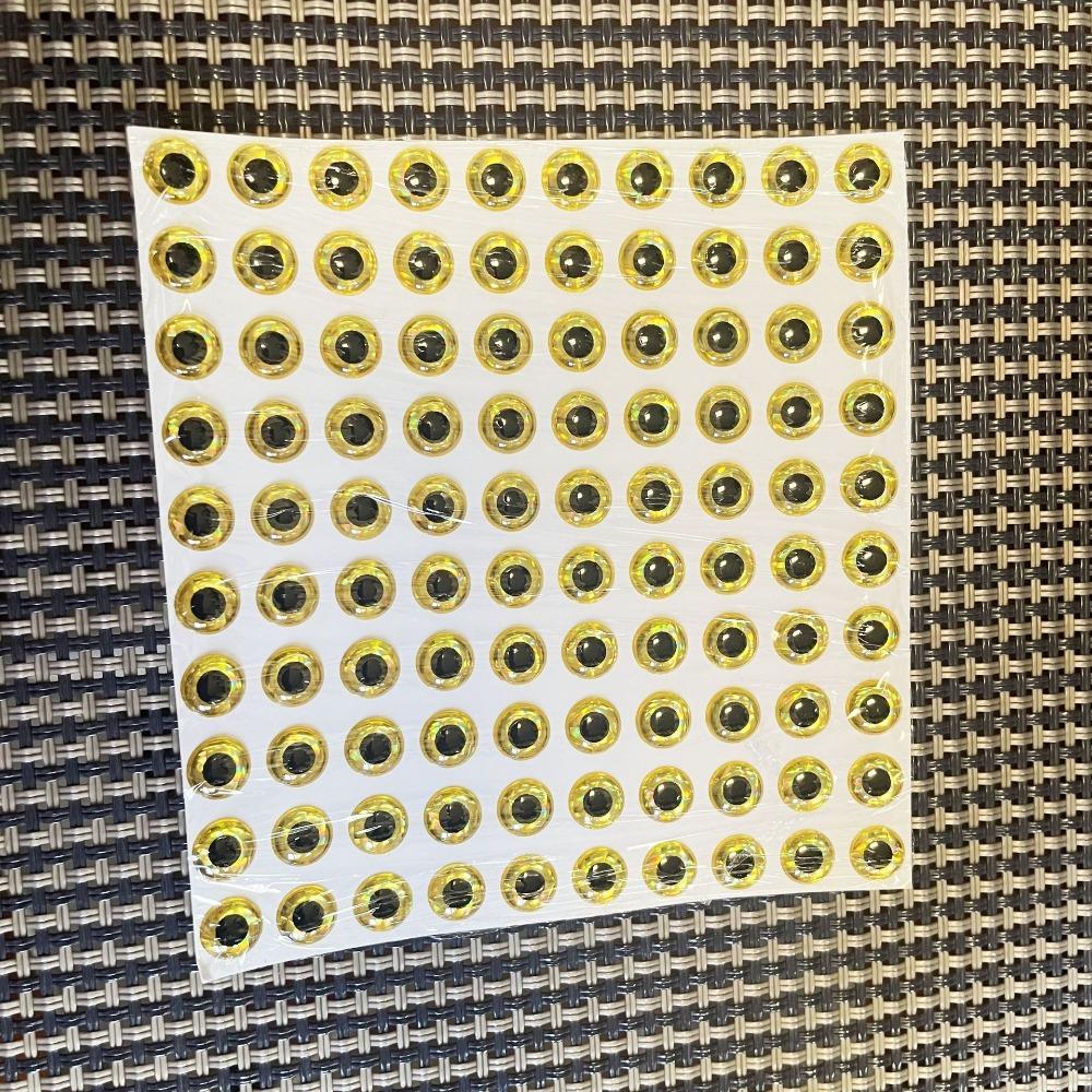 300 Grains 3mm-9mm Fish Lure Eyes 3D Fishing Bait Eyes 2025 3D Holographic Eye