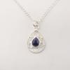 Sodalite Gemstone 925 Sterling Silver Statement Pretty Pendant 1.40" For wedding Gift PP-19-19