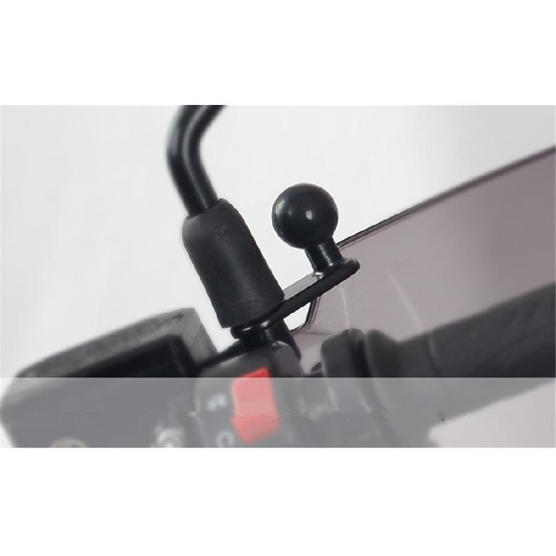 New 1" Ball Mount Base w/10mm Hole for Motorcycle Rearview Mirror/Phone Bracket Base