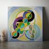 Canvas Painting Robert Delaunay Circles