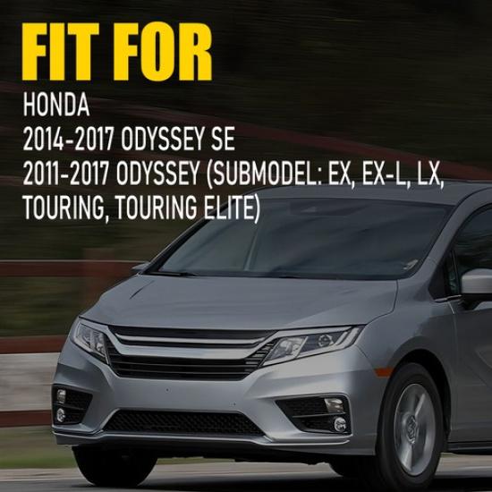 Red Lens Rear Bumper Reflector Marker Left Right Pair For 11-17 Honda Odyssey EV