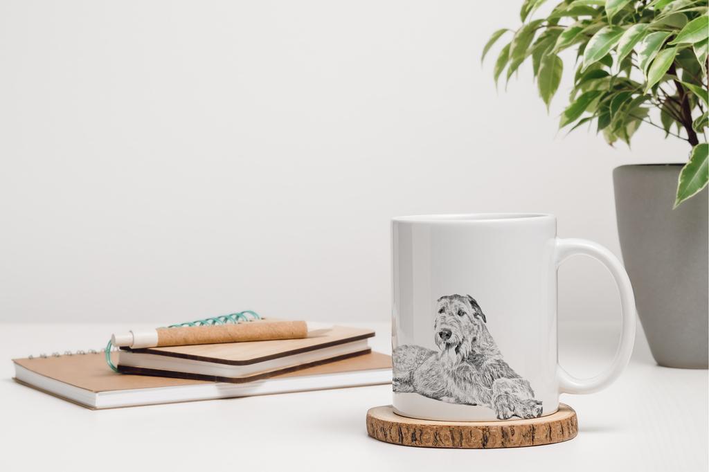 Irish Wolfhound - Cup with a Dog, Cup with a Photo, Personalized Gift from the Art-Dog Brand