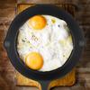 3pcs/Set 16cm 20cm 25cm Cast Iron Frying Pans Cookware Pots Household Kitchen Cooking Tool