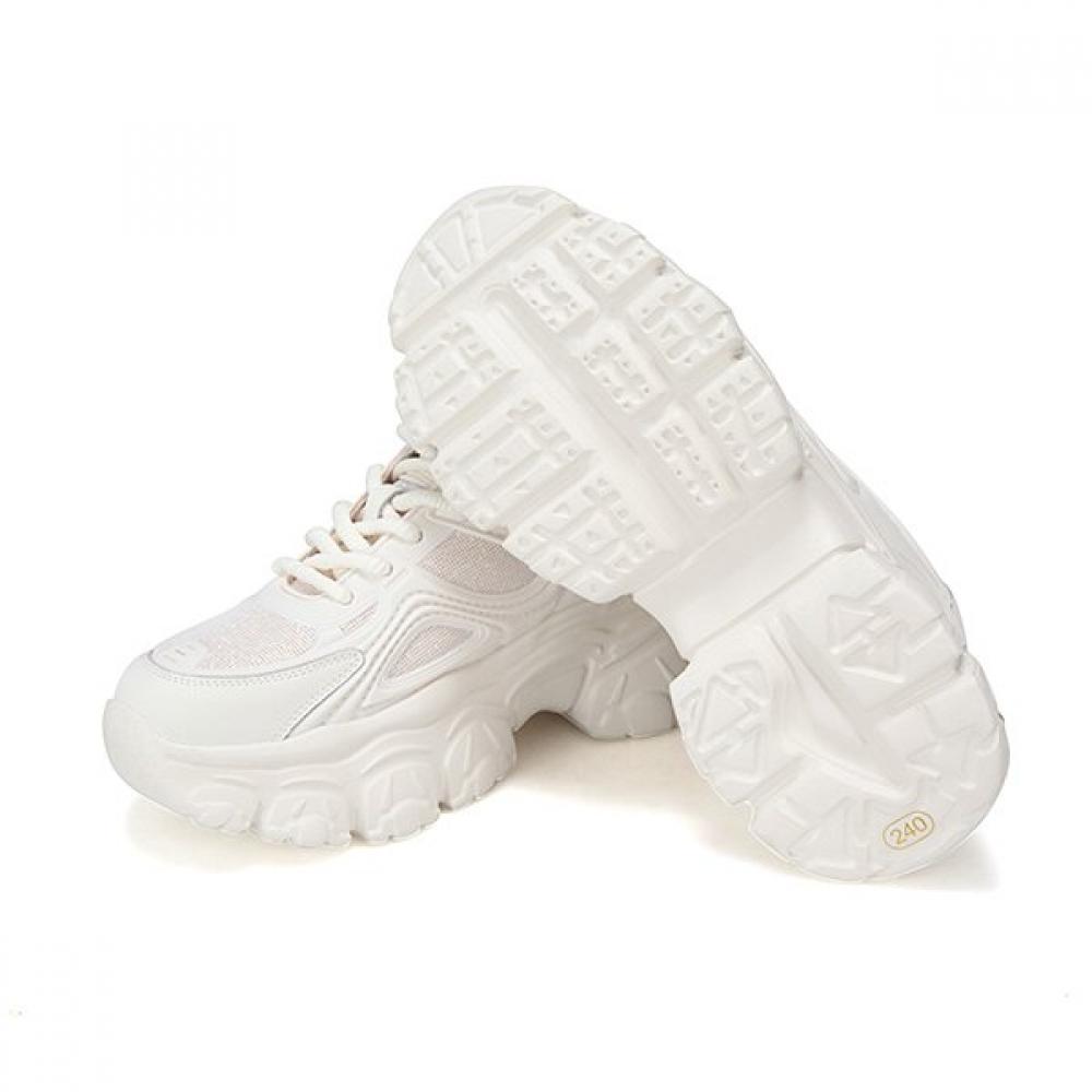 BARBARA Leather MeSh Women S SneakerS 6cm Bbh163iv