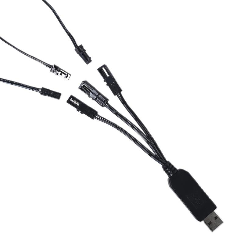 110cm 3in1 AA Battery Eliminator USB Powered for Toothbrush Toy Flashlight Clock Walkie Talkie Christmas Strip Light