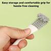 Durable Bird Cage Cleaner Brush - Efficient Poop Remover Tool & Sanitizing Scrubber for Parrot Cages Cleaning Accessories