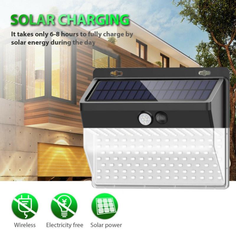Outdoor Waterproof Solar Light Human Motion Sensor Security 50-262LED Wall Lamp Outdoor Waterproof Solar Light Human Motion Sensor Security 50-262LED Wall Lamp