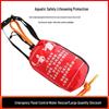 Water Rescue Lifesaving Rope with Floating Buoy and Throw Bag