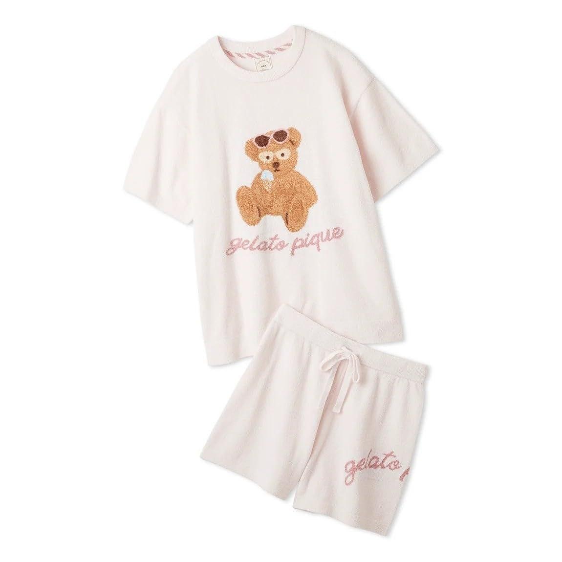 gelato pique Summer Bear Jacquard Pullover Logo Shorts Set PWNT262068 Womens
