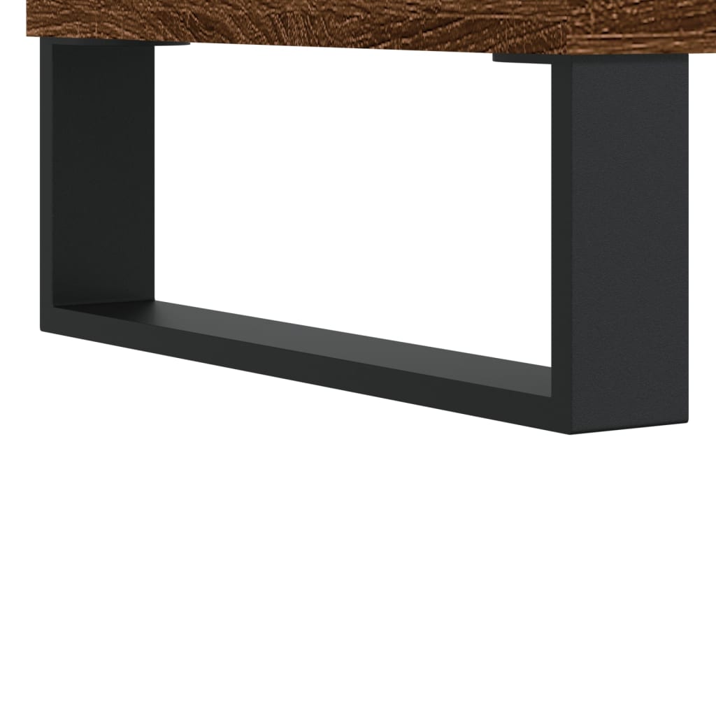 Nightstands 2 pcs. Brown Oak Look 40 x 30 x 50 cm Engineered Wood