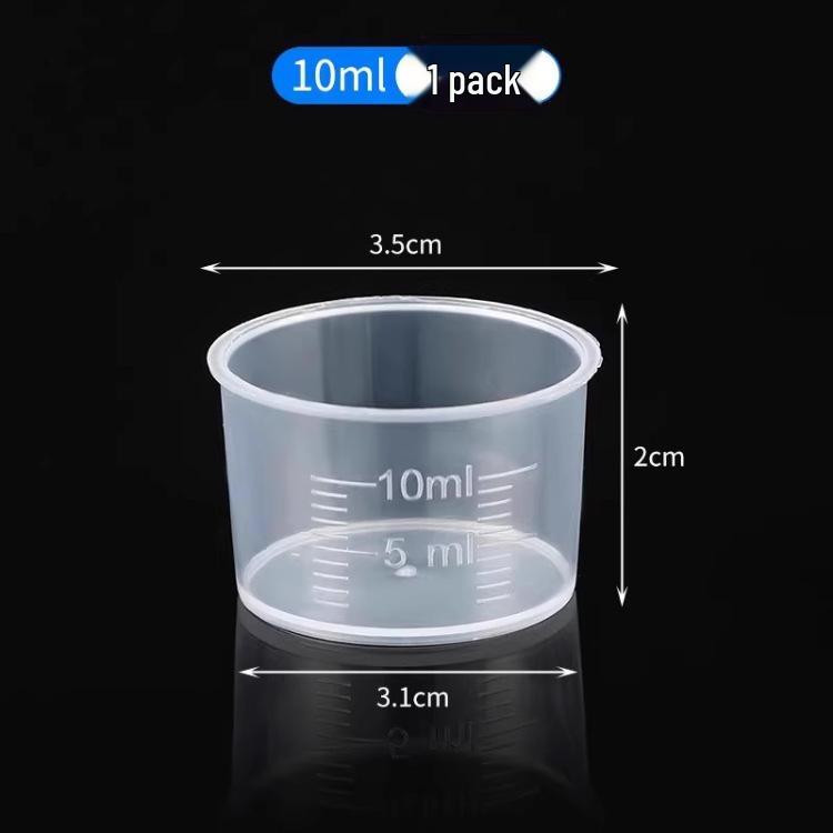 

Small Plastic Measuring Cup with Milliliter Scale: 10ml, 50ml, 100ml Other