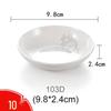 Yangge White Melamine Sauce & Condiment Dishes