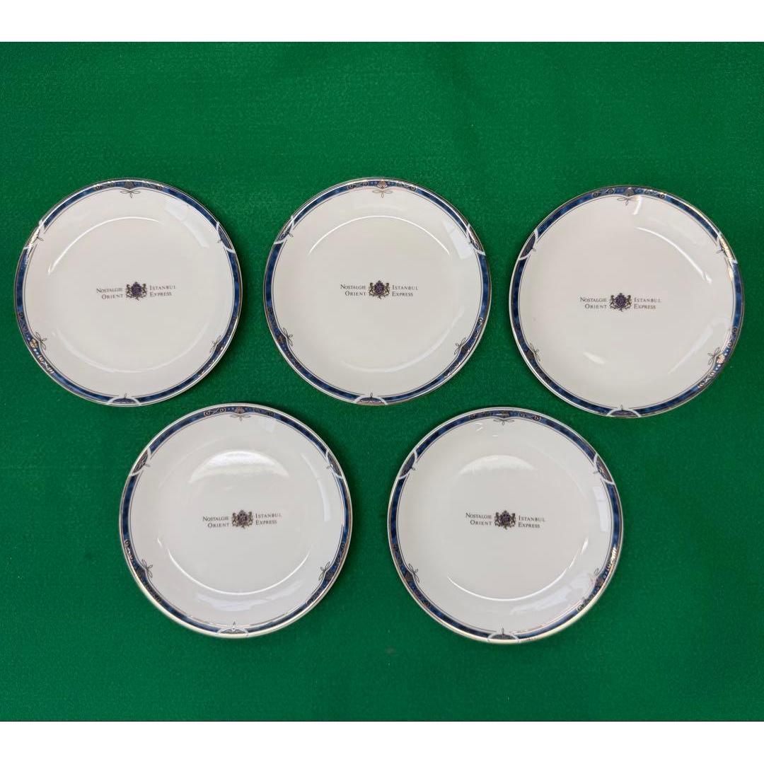 [Good Condition] Orient Express Momoyama Pottery Small Plate Cake Plate Set of 5