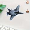 Realistic Fighter Jet Model Stickers Durable for Laptop, Car, Luggage, Skateboard & More - Perfect for Teens, Adults, Creative Decor & Gifting
