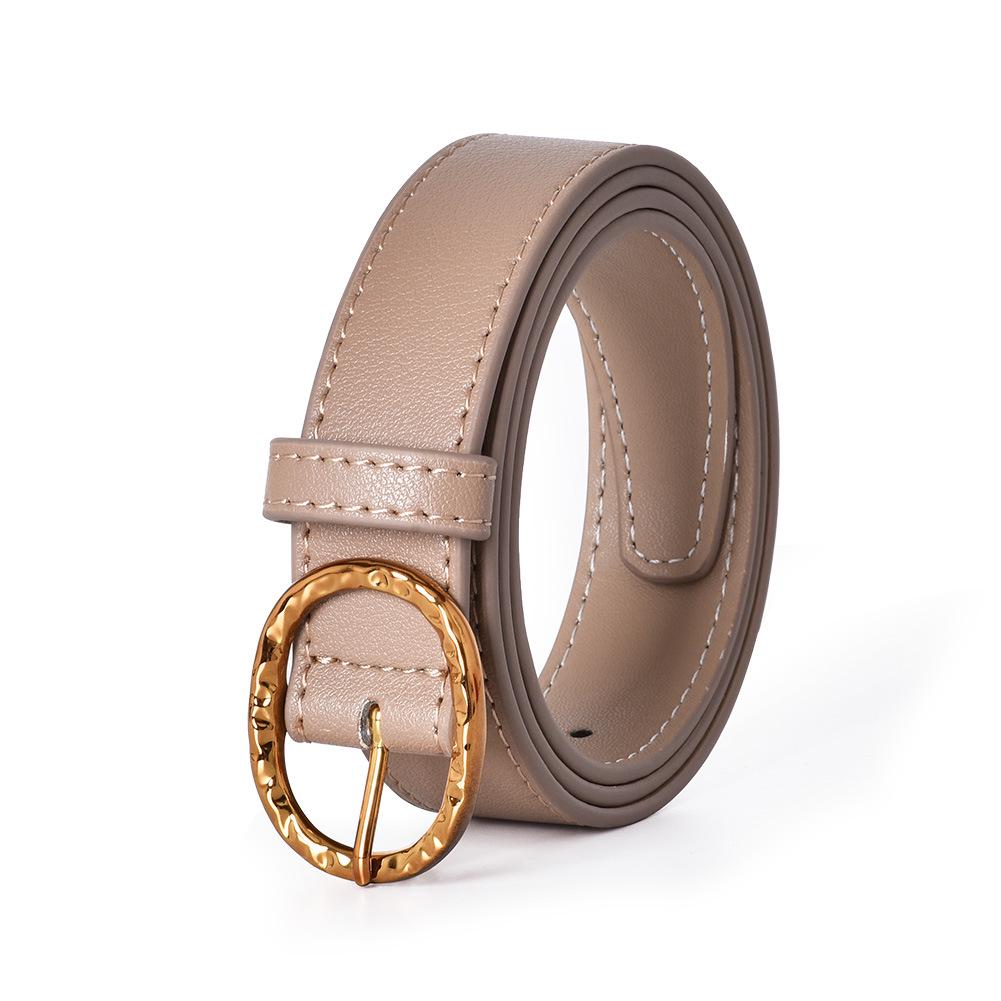 Spring Women's High-End Versatile Pin Buckle Waist Belt for Jeans or Skirts