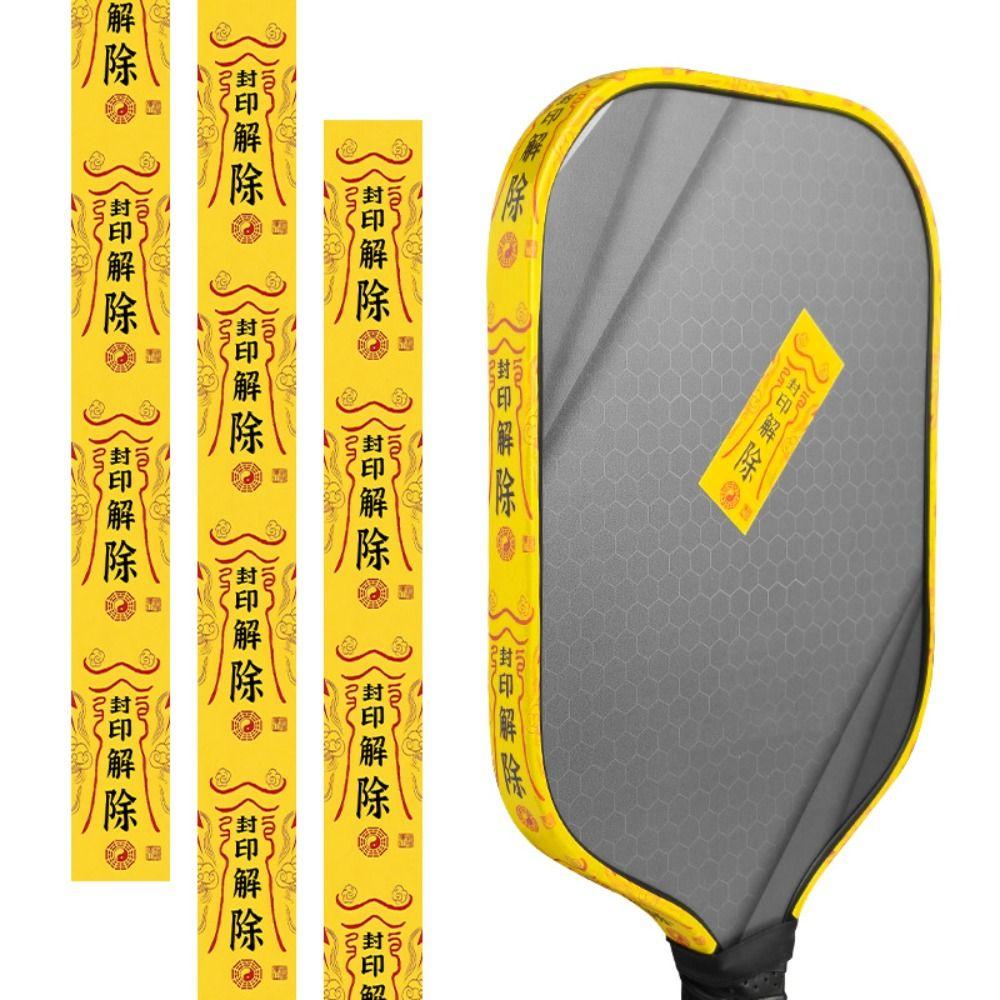 For 16mm Rackets Seal Release Pickleball Racket Edge Sticker Shock Absorption 16mm Pickleball Racket Frame Protective Tape