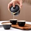 Portable Ceramic Kung Fu Tea Set with Filter