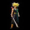 27cm Anime Dragon Ball Z Double headed Future Warrior Trunks Action Figure Statue PVC Collection Model  Boy Toys Gifts