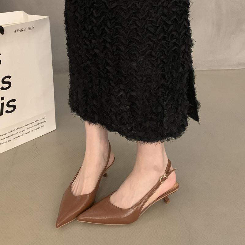 Fashion Bailamos 2025 Spring Pointed Toe Women Sexy Shallow Slip On Pumps Shoes Fashion Thin High Heel Sandal Ladies Elegant Dress Shoes