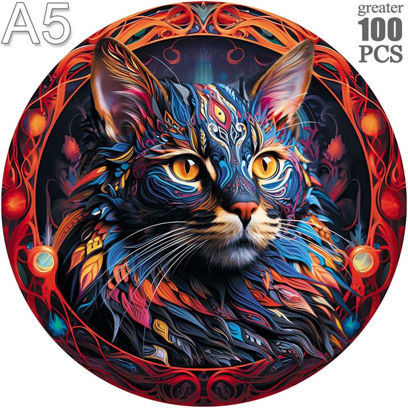 Animal Jigsaw Puzzles 300Pcs Wooden For Adults Kids Birthday Gifts Unique Dog Puzzle 3D Family Games Toys A3,A4,A5 Size