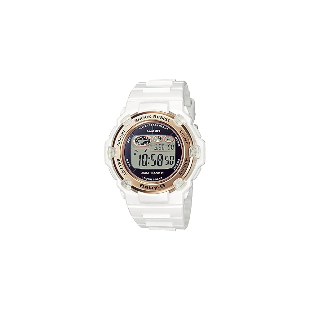 [Casio] Baby-G Watch [Domestic Genuine Product] Radio-Controlled Solar Super Illuminator BGR-3003U-7AJF Women s White