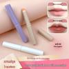 Portable Lip Brush with Cap - Round Head for Lipstick and Gloss Blending, Short Handle Multifunctional Makeup and Concealer Application