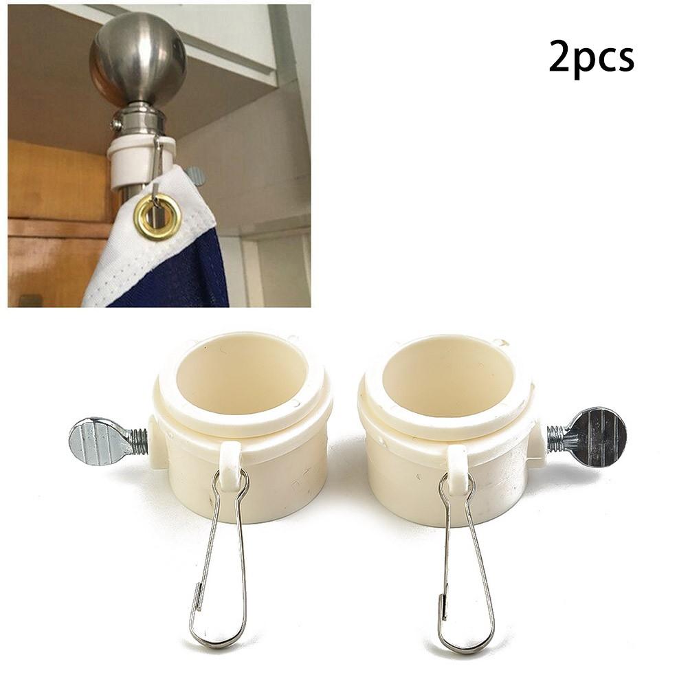 

2 шт. вращающиеся зажимы для флагштока диаметром 1 дюйм, монтажный зажим для флагштока