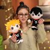 1ks 20/30cm Kawaii Haikyuu Plyšové hračky Krásné anime Hinata Syouyou Kageyama Tobio Vycpané měkké panenky Klíčenka Boys Dětský Vánoční dárek