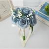 Silk Flowers Bridal Bouquet Artificial Roses Artificial Silk Flower Bouquets  Women Girls